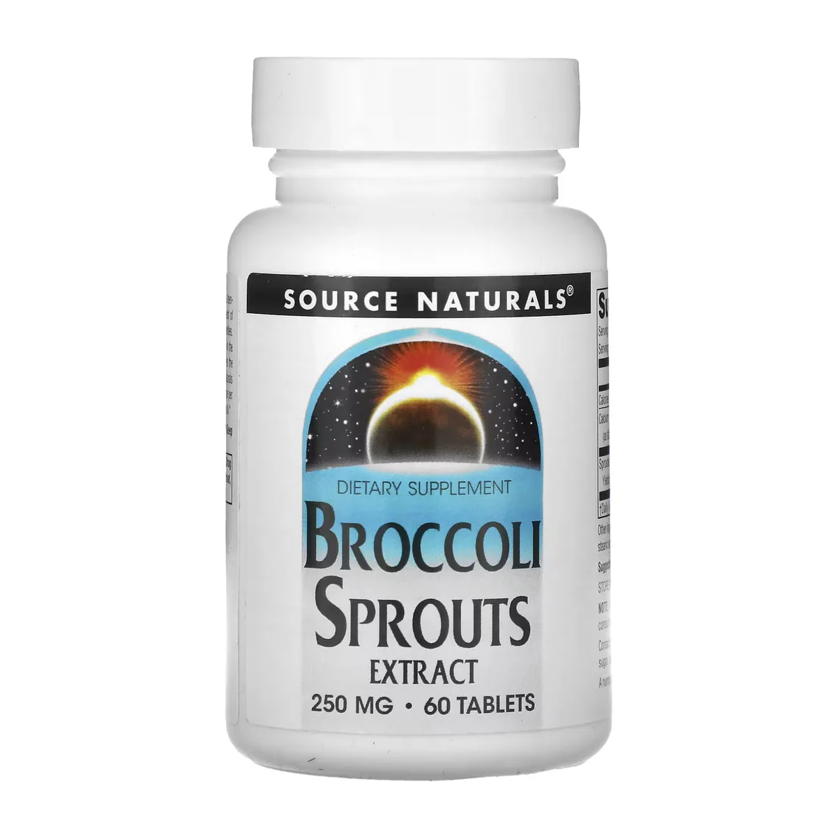 Екстракт паростків броколі Source Naturals 250мг 60 таблеток