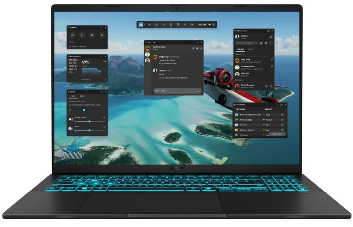 Ноутбук ASUS Vivobook 16 V3607VP-RP016 16" WUXGA, Intel 7 240H, 16GB, F512GB, NVD5070-8, NoOS, Чорний