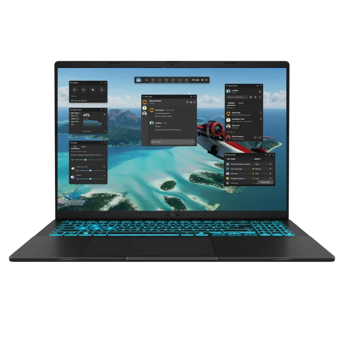 Ноутбук ASUS Vivobook 16 V3607VP-RP016 16" WUXGA, Intel 7 240H, 16GB, F512GB, NVD5070-8, NoOS, Чорний
