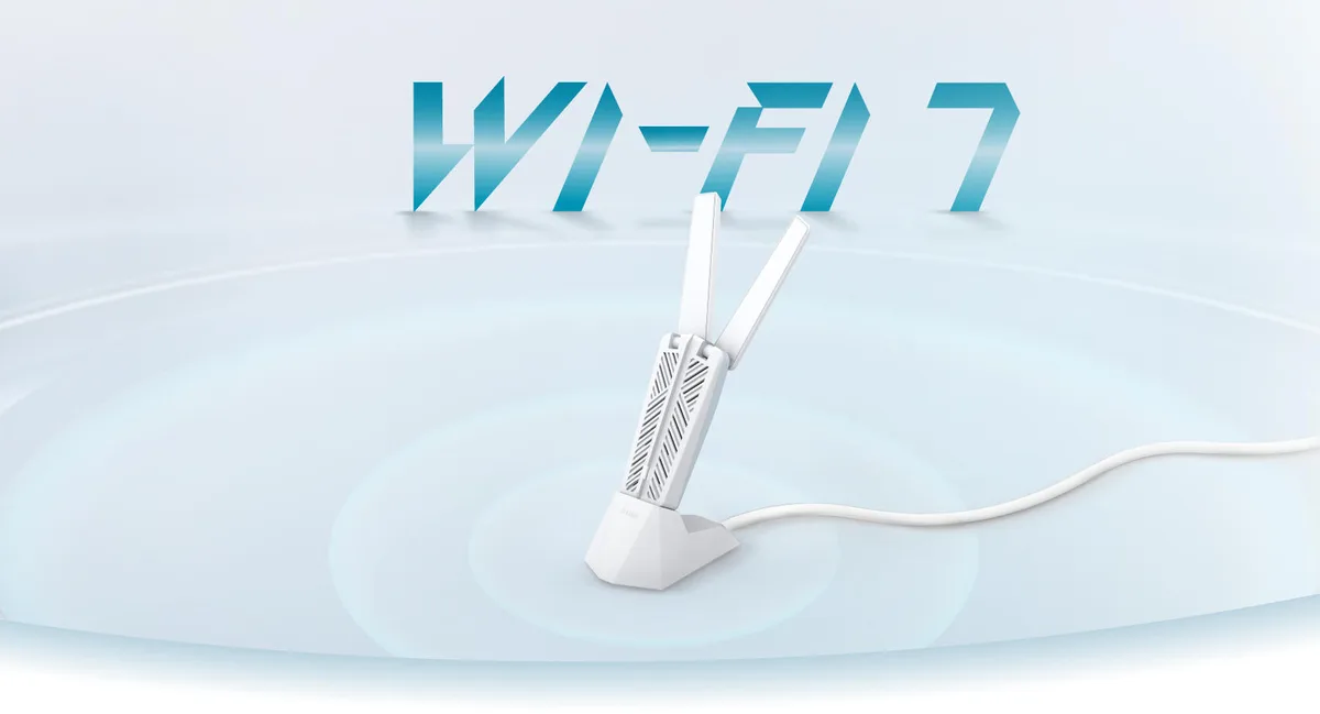 WiFi адаптер D-Link USB 3.0 тридіапазонний 2,4 5 6 ГГц чорний