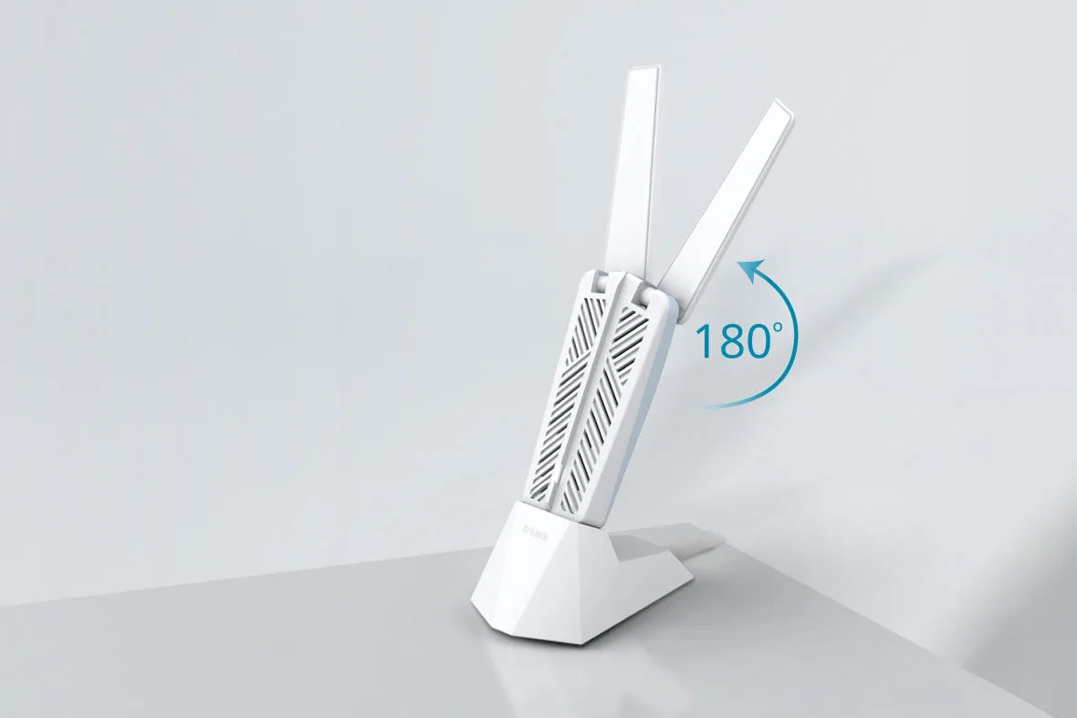 WiFi адаптер D-Link USB 3.0 тридіапазонний 2,4 5 6 ГГц чорний