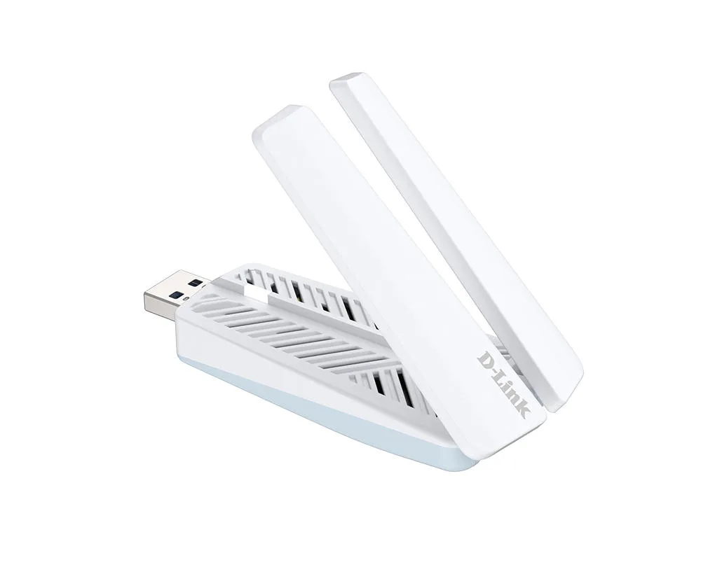 WiFi адаптер D-Link USB 3.0 тридіапазонний 2,4 5 6 ГГц чорний
