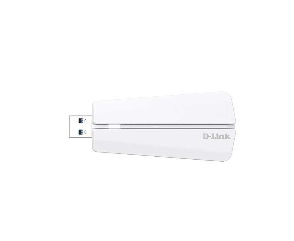 WiFi адаптер D-Link USB 3.0 тридіапазонний 2,4 5 6 ГГц чорний