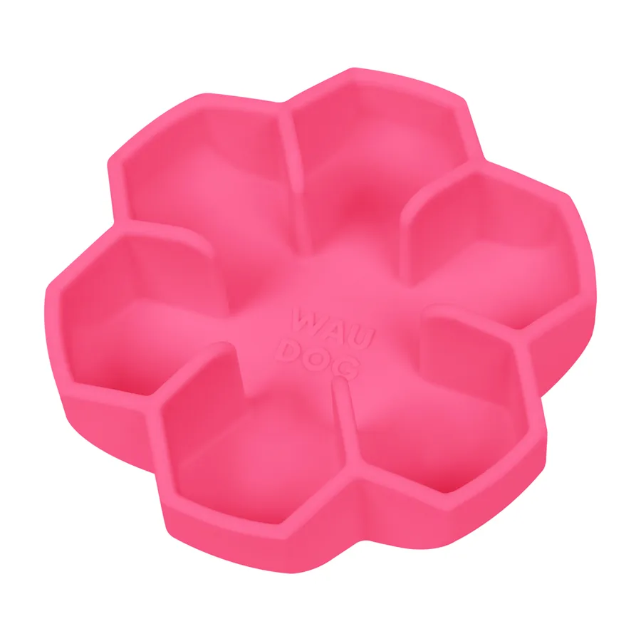 Миска для повільного харчування WAUDOG Silicone 750 мл силіконова рожевий