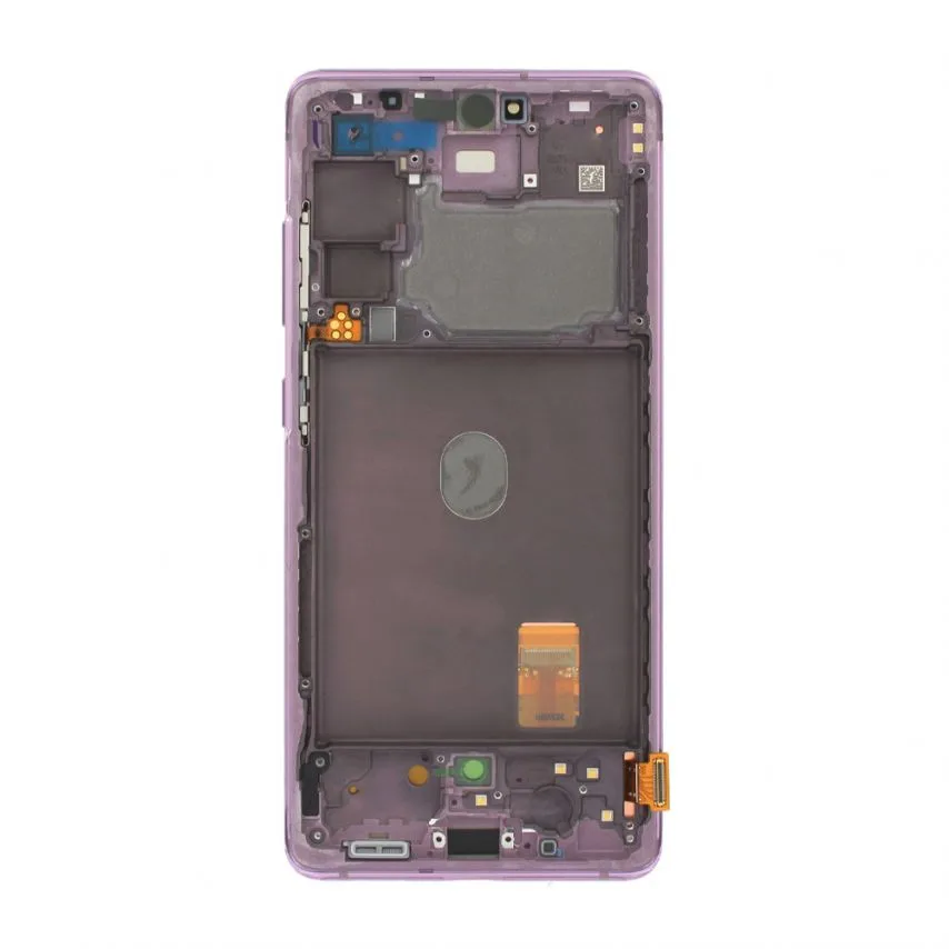 Дисплей Samsung AMOLED 6,5 дюймів з тачскріном і рамкою Рожевий Service Original