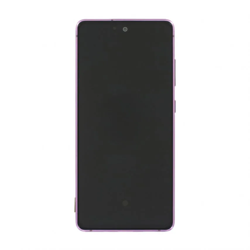 Дисплей Samsung AMOLED 6,5 дюймів з тачскріном і рамкою Рожевий Service Original