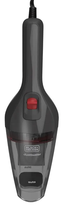 Автомобільний пилосос Black & Decker 12 В 0,37 л Чорно-сірий