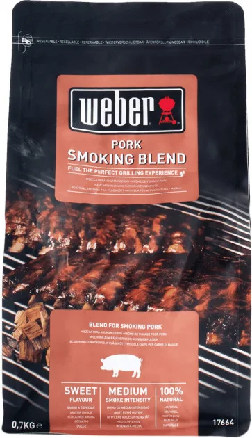 Тріска для копчення свинини Weber деревна 32,5х12х17 см