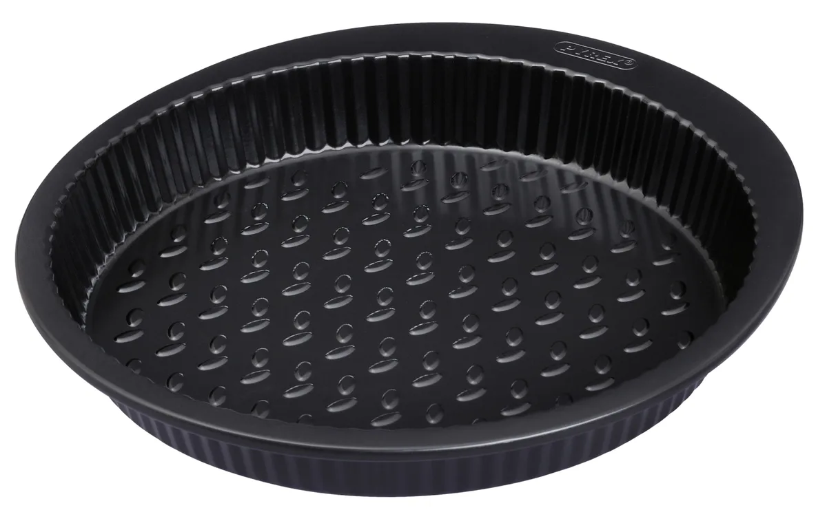 Форма для випічки Pyrex вуглецева сталь кругла 25 см чорна