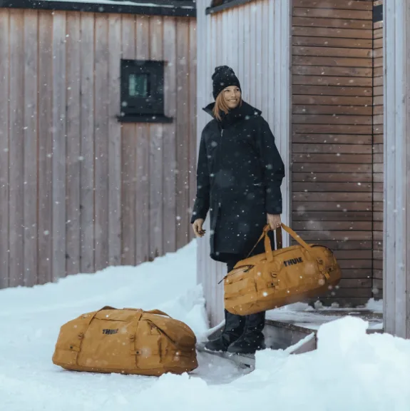 Дорожная сумка Thule Полиэстер 130 л Золотисто-коричневая