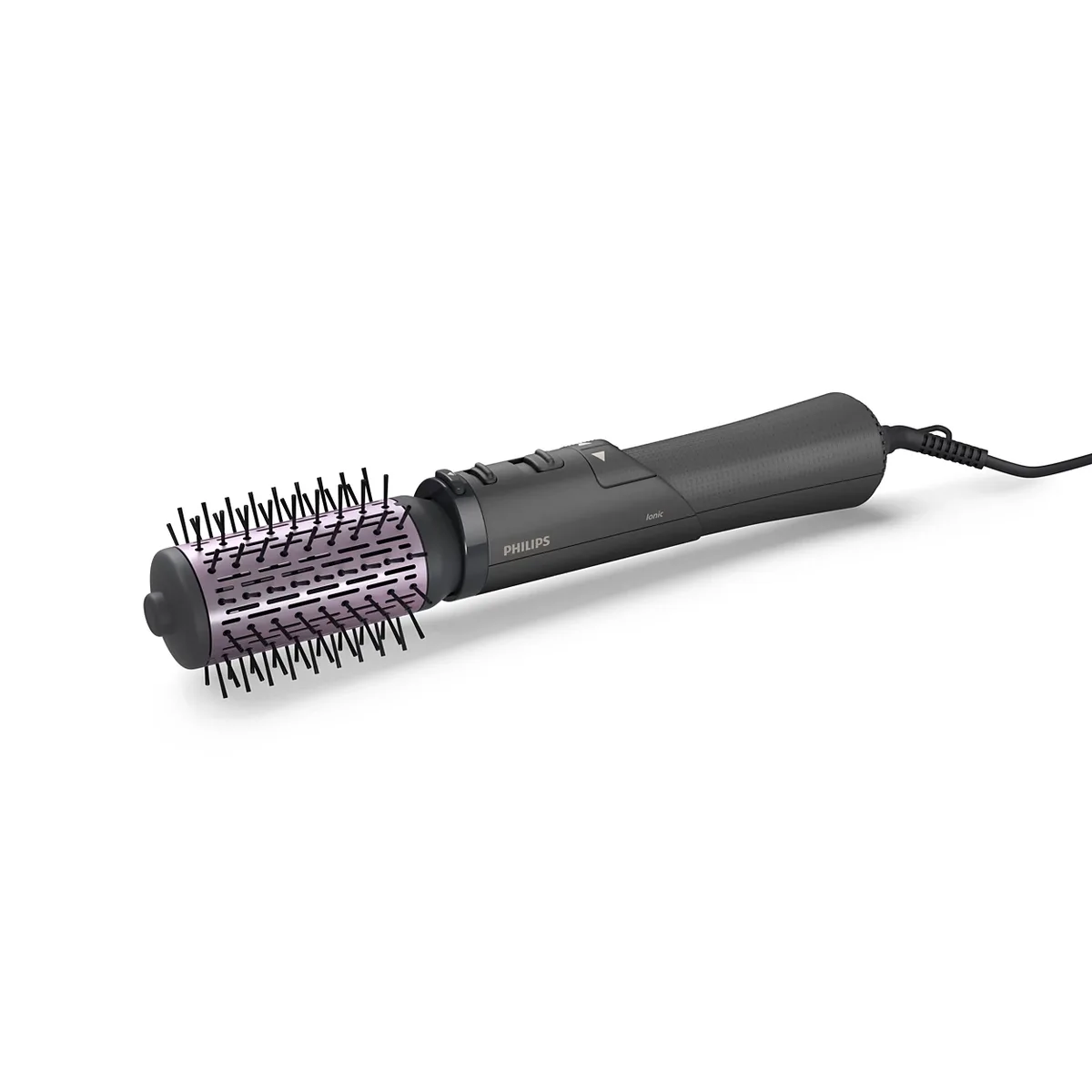 Фен-щетка Philips 7000 Series, 1000 Вт, 3 режима, ионизация, холодный обдув, черный цвет