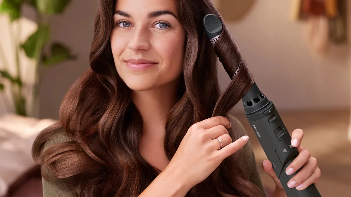 Фен-щетка Philips 7000 Series, 1000 Вт, 3 режима, ионизация, холодный обдув, черный цвет