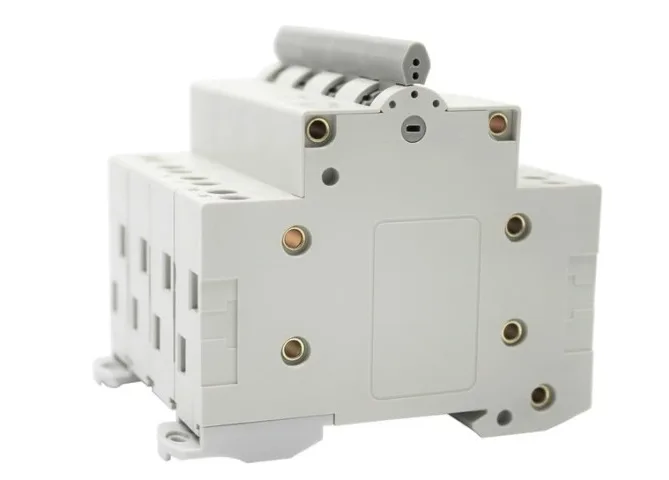 Переключатель генератора TRACON 63А 240/400В на рейку TH35 IP40