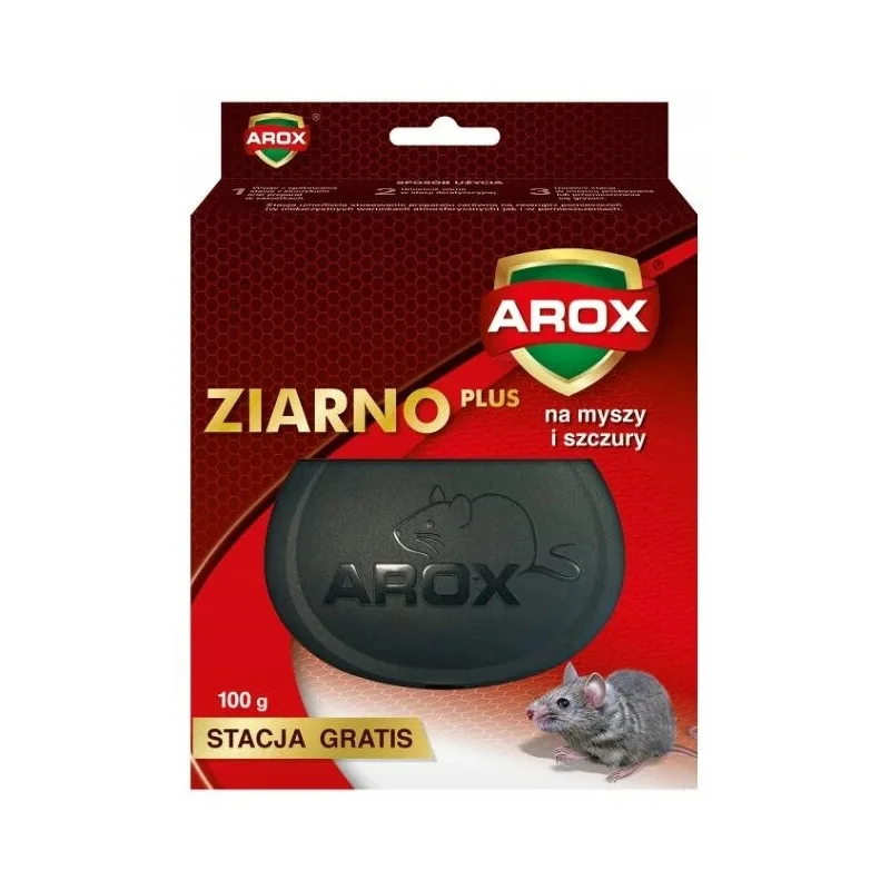 Ловушка для гризунів Arox пластиковa 100 г багаторазова з отрутою