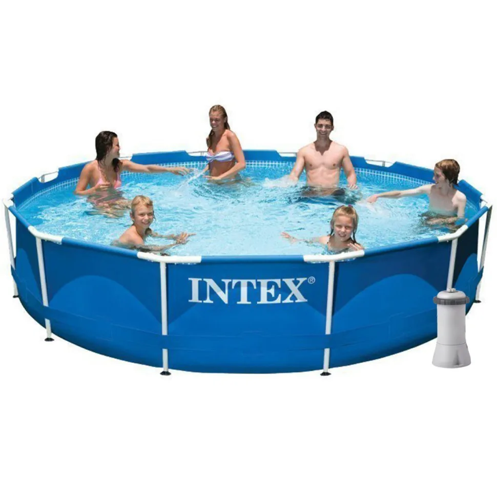 Каркасний басейн Intex ПВХ 366х76 см з фільтр-насосом 6503 л