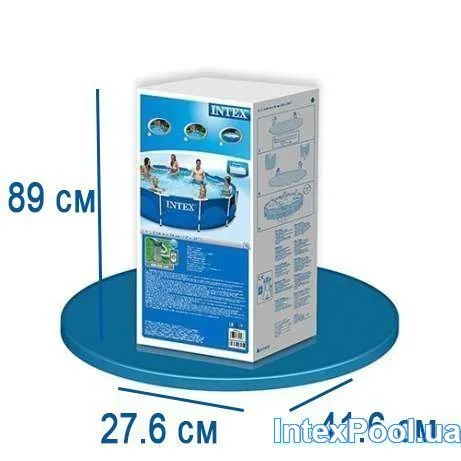 Бассейн каркасный Intex ПВХ 366х76 см с фильтр-насосом 6503 л