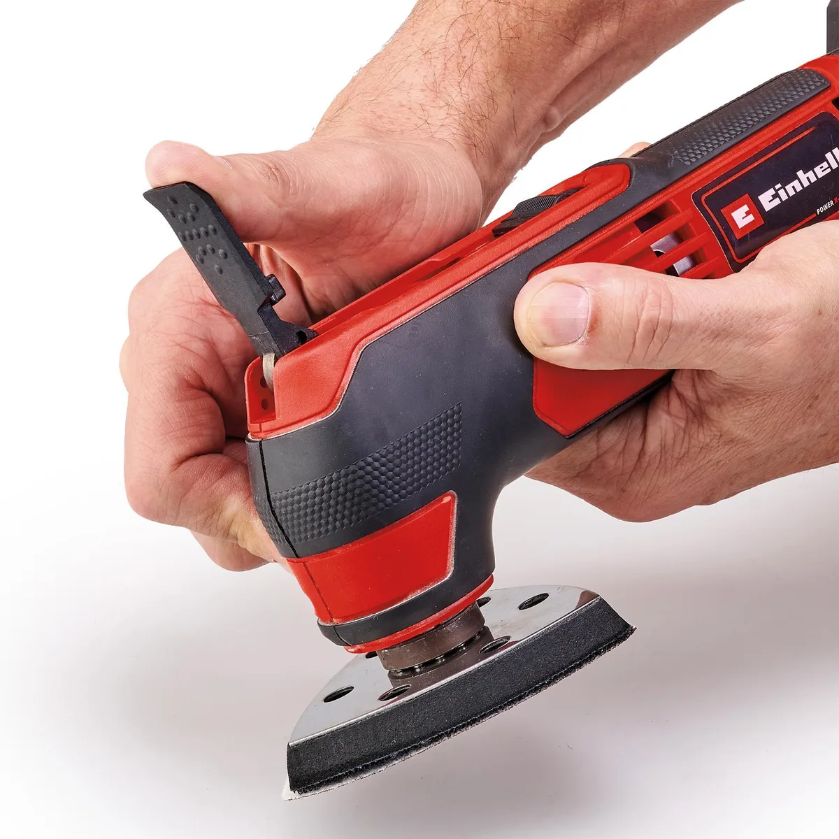 Акумуляторний реноватор Einhell TE-MG 18/1 Li - Solo PXC 18В з набором насадок 0.8, універсальний інструмент для ремонту.