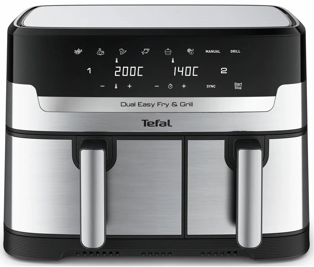 Мультипіч Tefal пластик 8,3 л 2700 Вт сенсорне керування чорна