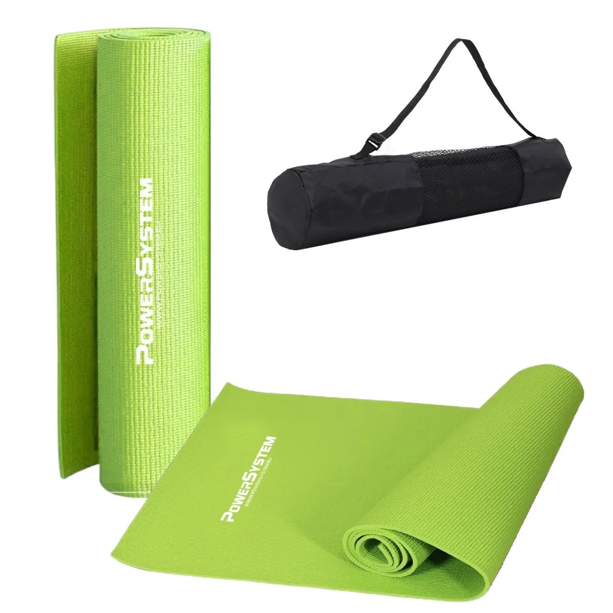 Килимок для йоги Active Point PVC 173х61 см Зелений