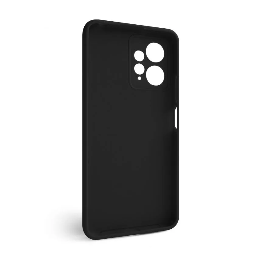 Чохол силіконовий чорний для смартфонів закритий низ Xiaomi Redmi Note 12 4G