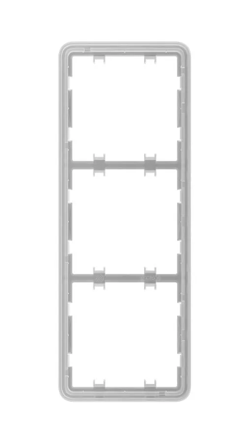 Рамка для вимикача на 3 секції Ajax Frame 3 seats for LightSwitch Vertical