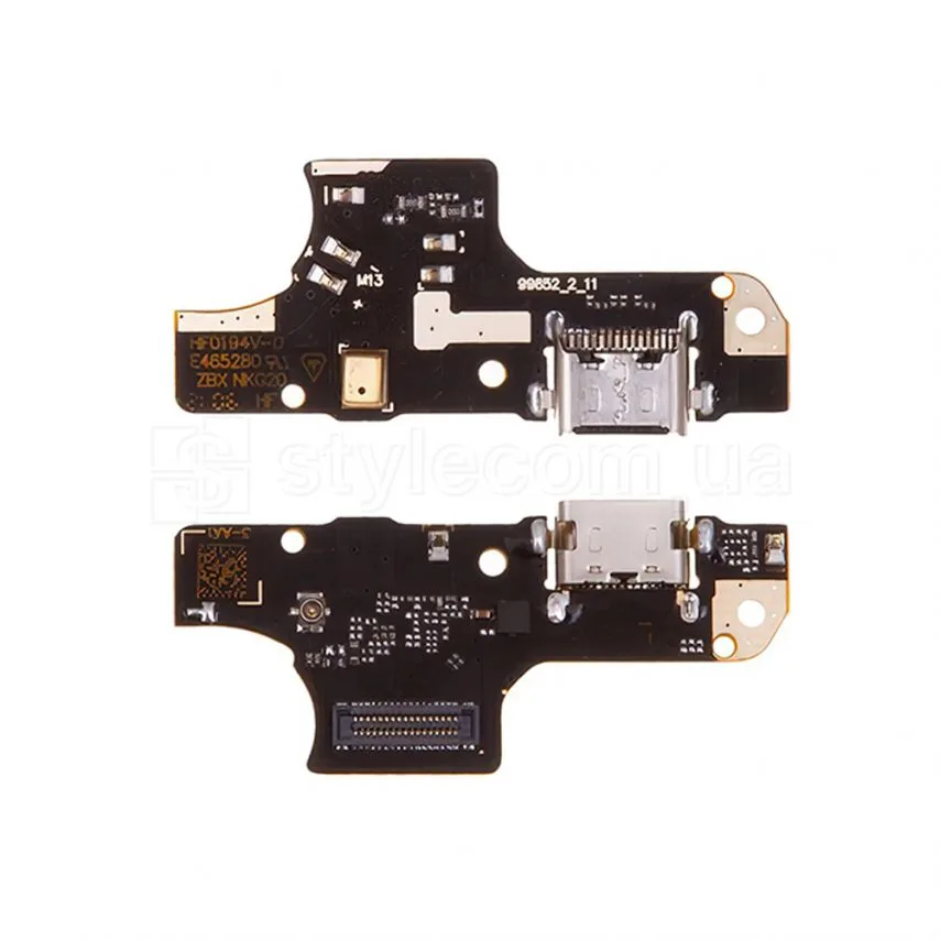 Шлейф нижня плата Nokia High Quality з роз'ємом живлення мікрофона чорний