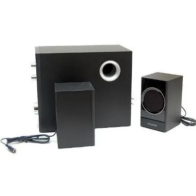 Акустична система MICROLAB M-223 2.1, 17W, mini-jack, чорний