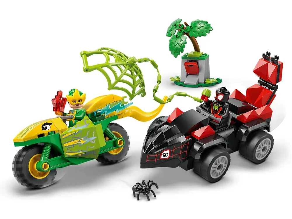 Конструктор LEGO Spidey 4+ електромобілі динозаври різнокольоровий