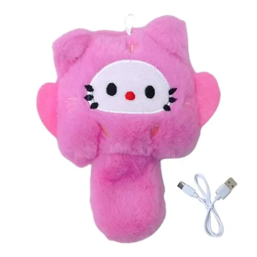 Інтерактивна м'яка іграшка Hello Kitty MIC з рухомим хвостиком лілова 16 см