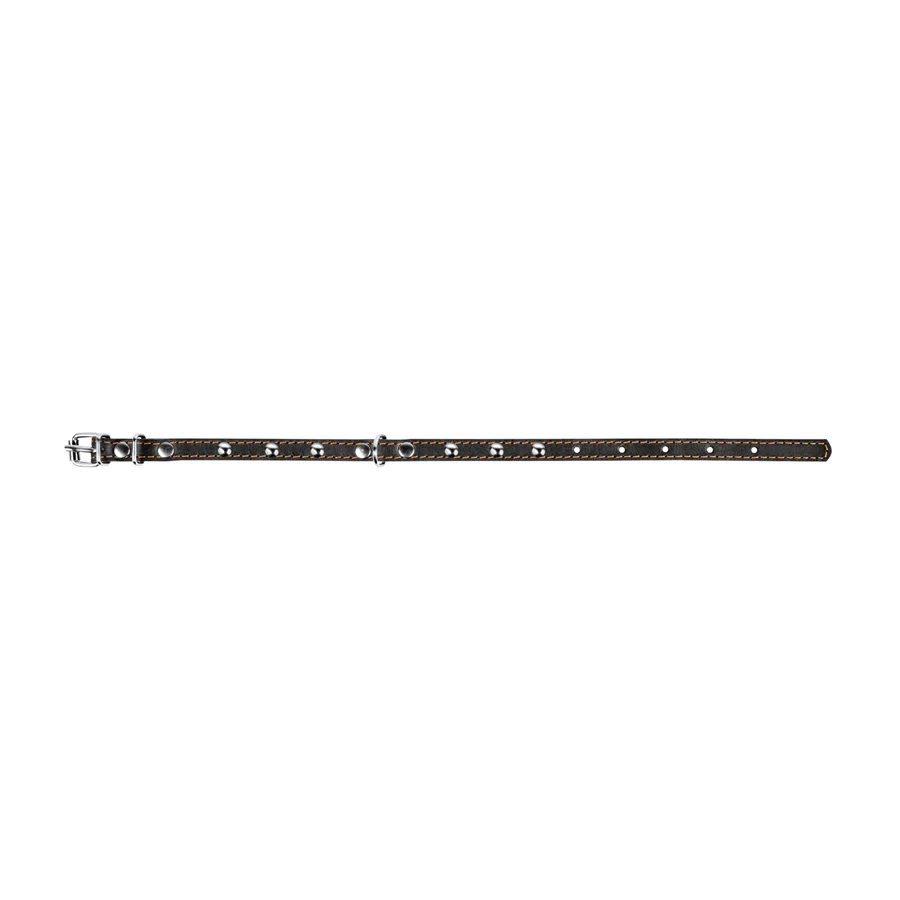 Нашийник CoLLaR одинарний чорний 14мм 27-35см шкіра