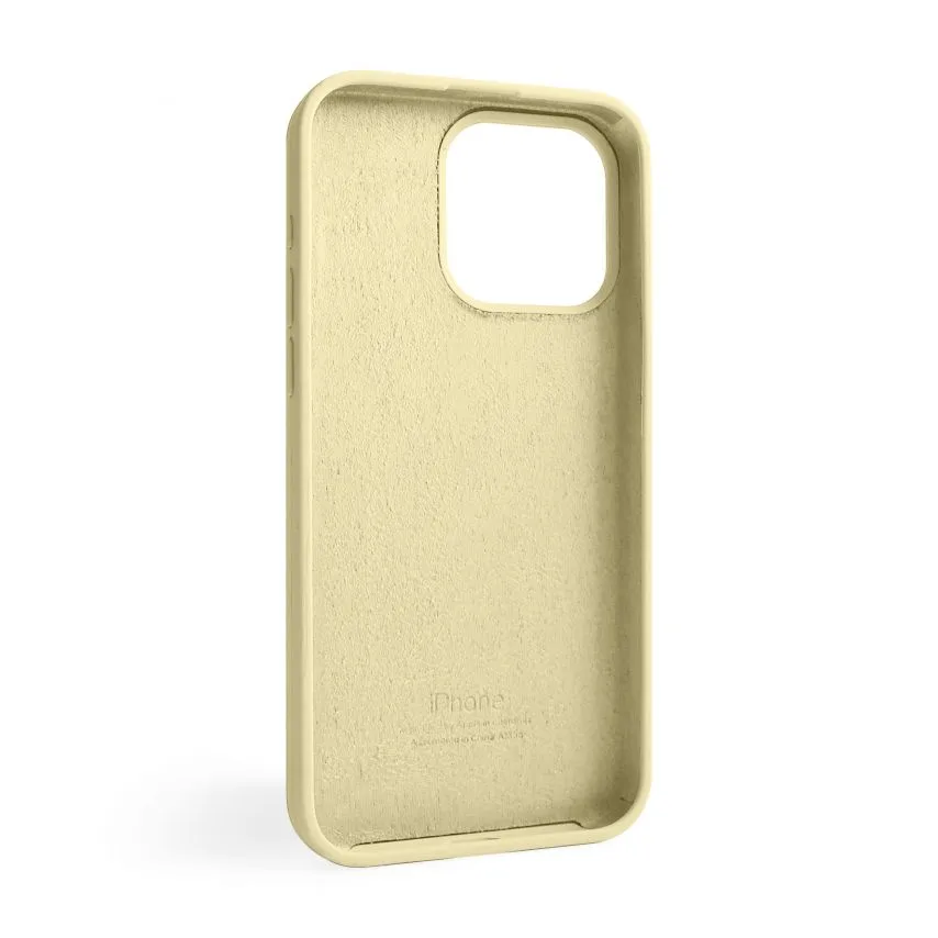 Чохол силіконовий для iPhone 15 Pro Max  молочний