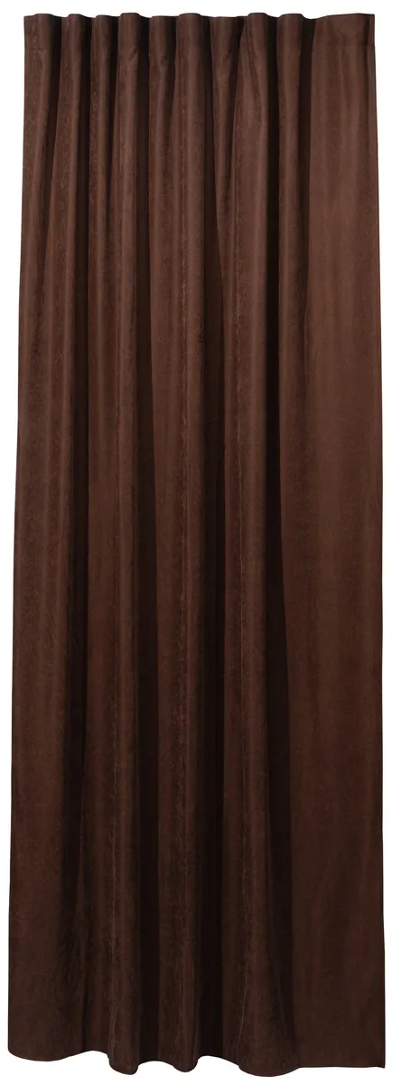 Штора ARDESTO 150x270 см, мікровелюр, 100% поліестер, коричневого кольору.