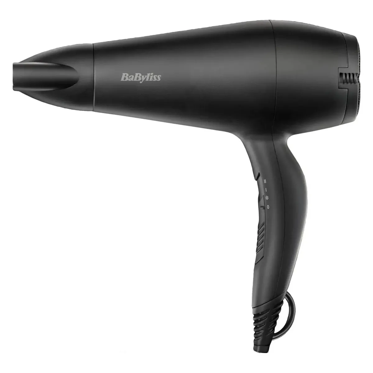Фен Babyliss Power Smooth, 2000Вт, 2 швидкості, іонізація, холодний обдув, 2 насадки, чорний.