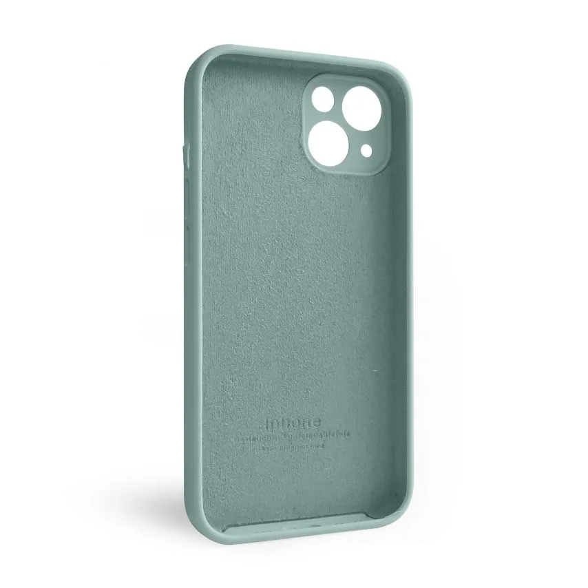 Чохол силиконовий для Apple iPhone 13  бирюзовий закрита камера
