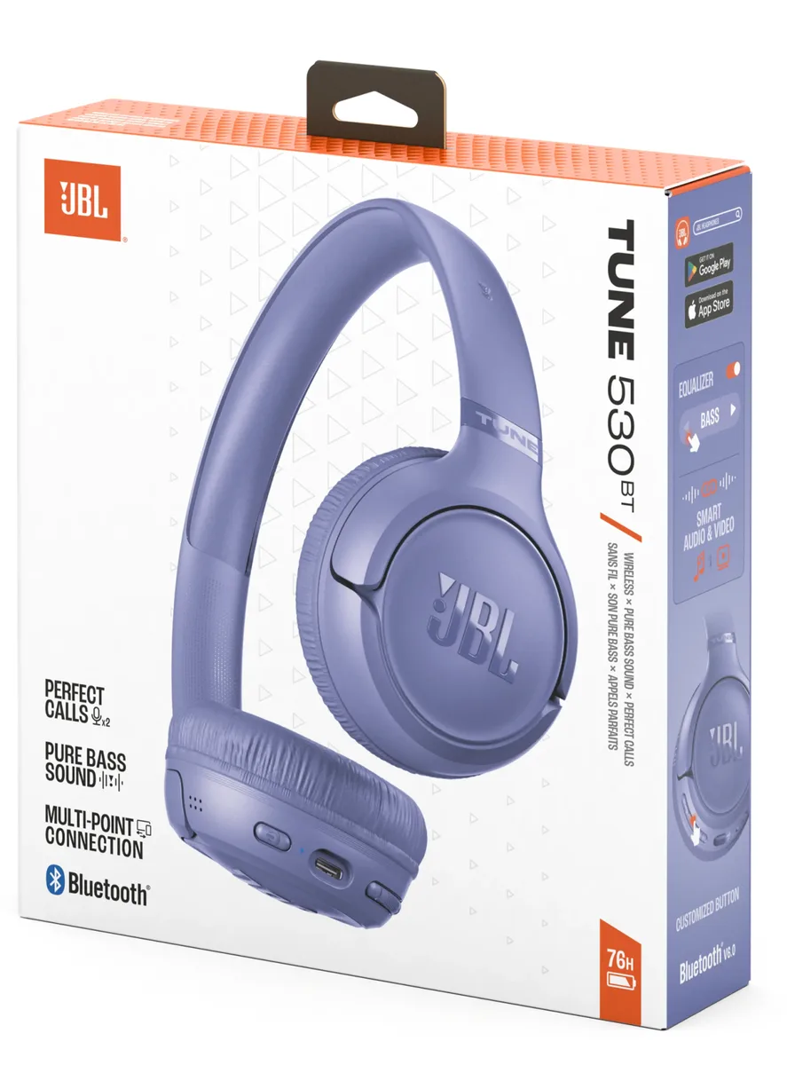 Гарнітура JBL бездротова накладна фіолетова 33 мм