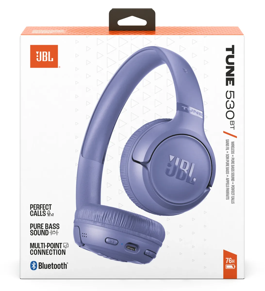 Гарнітура JBL бездротова накладна фіолетова 33 мм