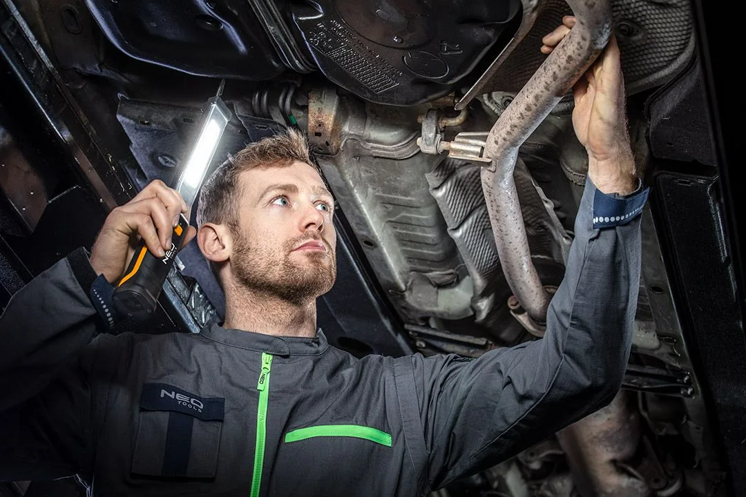 Ліхтар інспекційний акумуляторний Neo Tools, 2в1, 2200мА·год, 600лм, 8Вт, гачок 360°, IK08 стійкість до удару, IP54