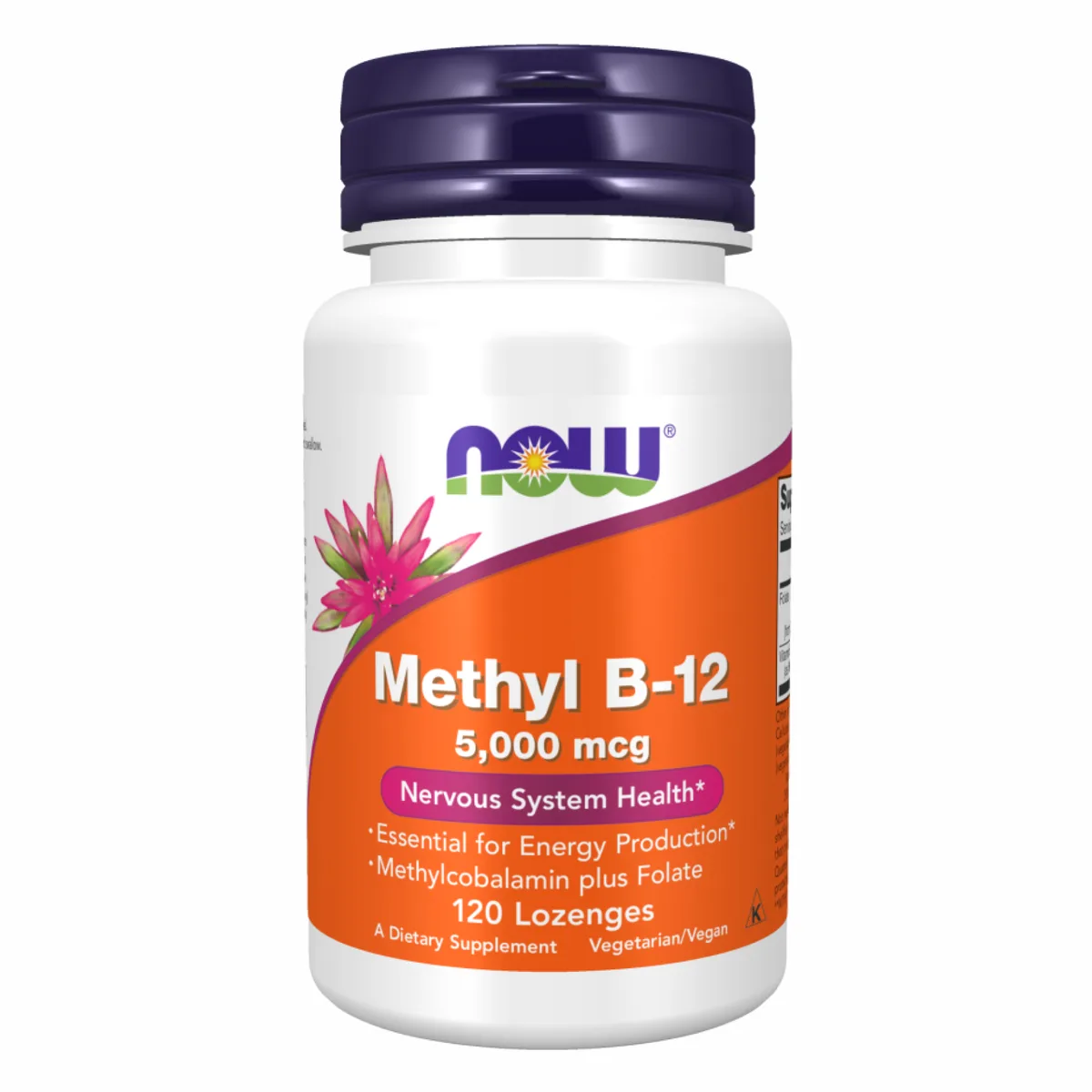 Метил B-12 Now Foods 5000 мкг 120 пастилок для розсмоктування