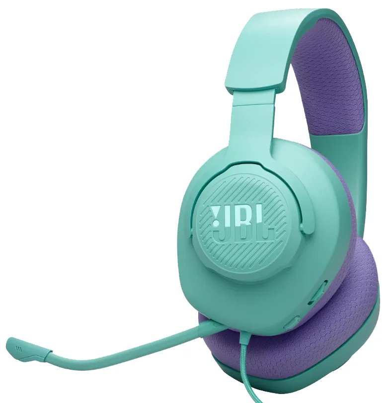 Гарнітура JBL дротова повнорозмірна пластикова блакитна 40 мм