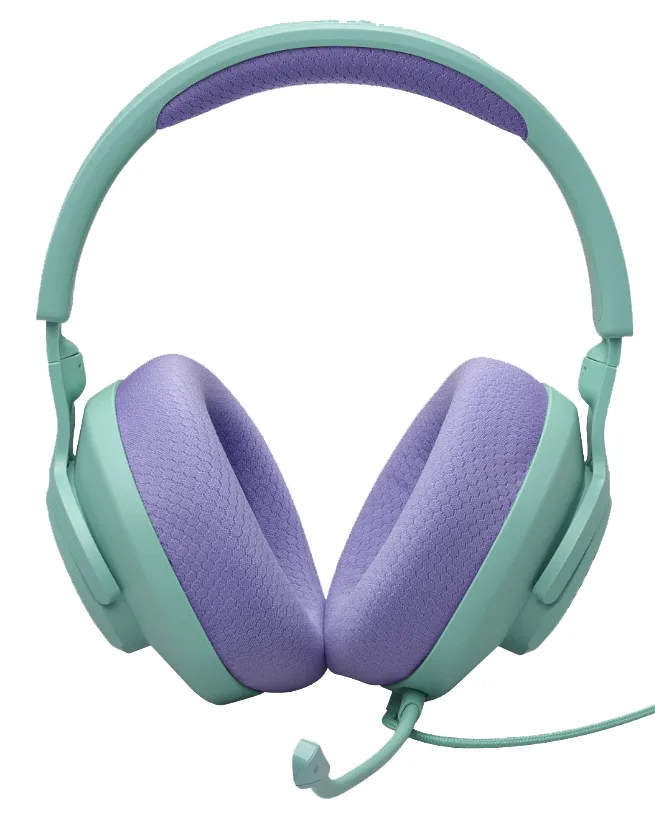 Гарнітура JBL дротова повнорозмірна пластикова блакитна 40 мм