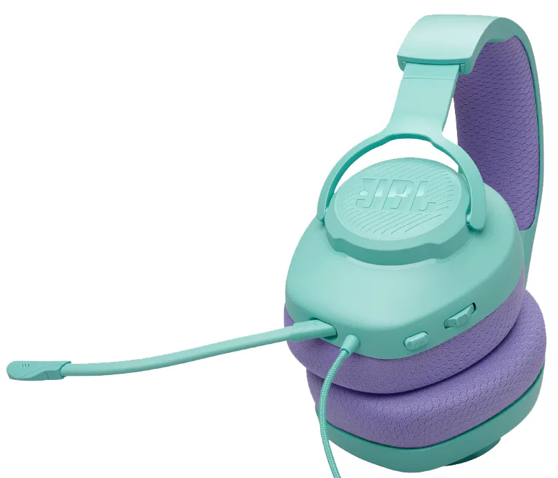 Гарнітура JBL дротова повнорозмірна пластикова блакитна 40 мм