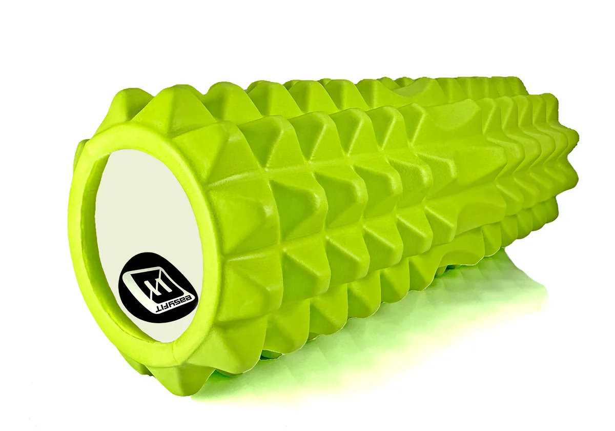Масажний ролик EasyFit EVA-піна 33 см Салатовий