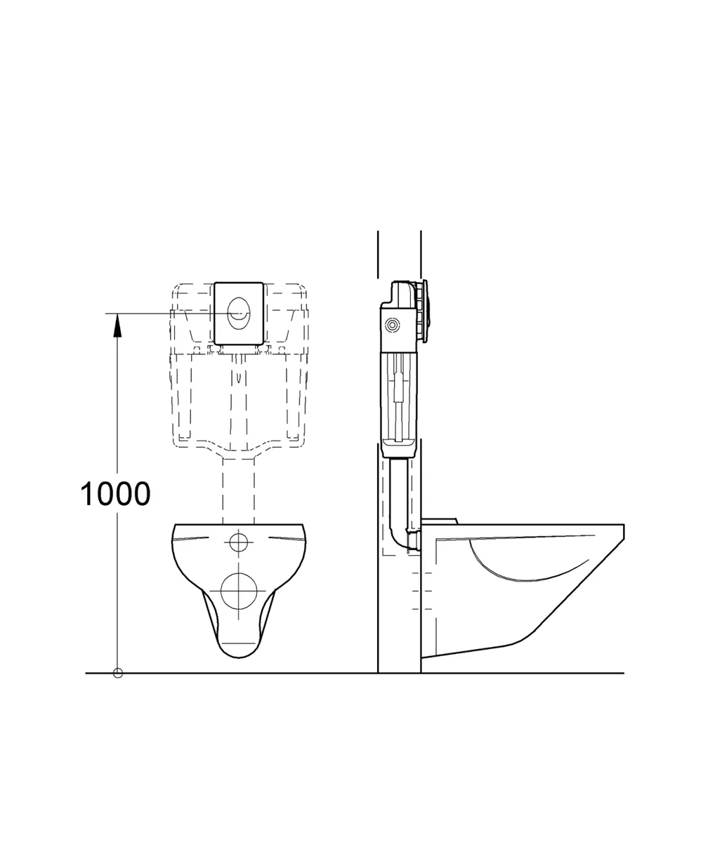 Панель змиву Grohe ABS 197х156 мм Чорний матовий