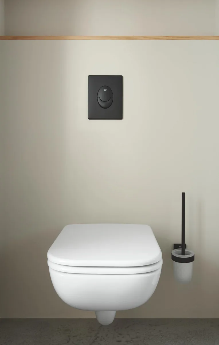 Панель змиву Grohe ABS 197х156 мм Чорний матовий