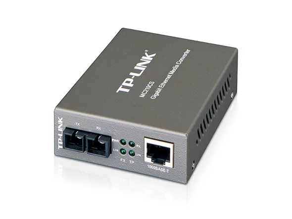 Медіаконвертер TP-Link одномодове волокно RJ-45 1000 Мб/с SC 15 км 1310 нм