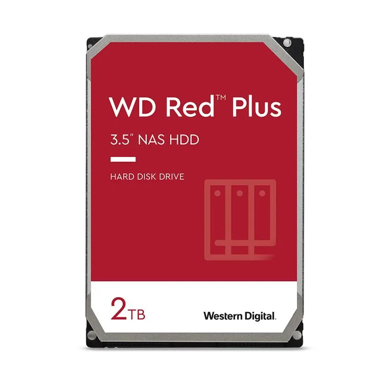 Жесткий диск WD 2TB 3.5" 5400 64MB SATA Red Plus NAS