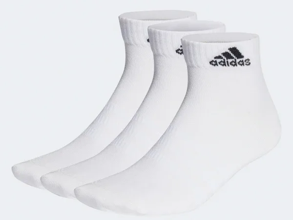 Шкарпетки Adidas бавовна 43-45 білий чорний 3 пари