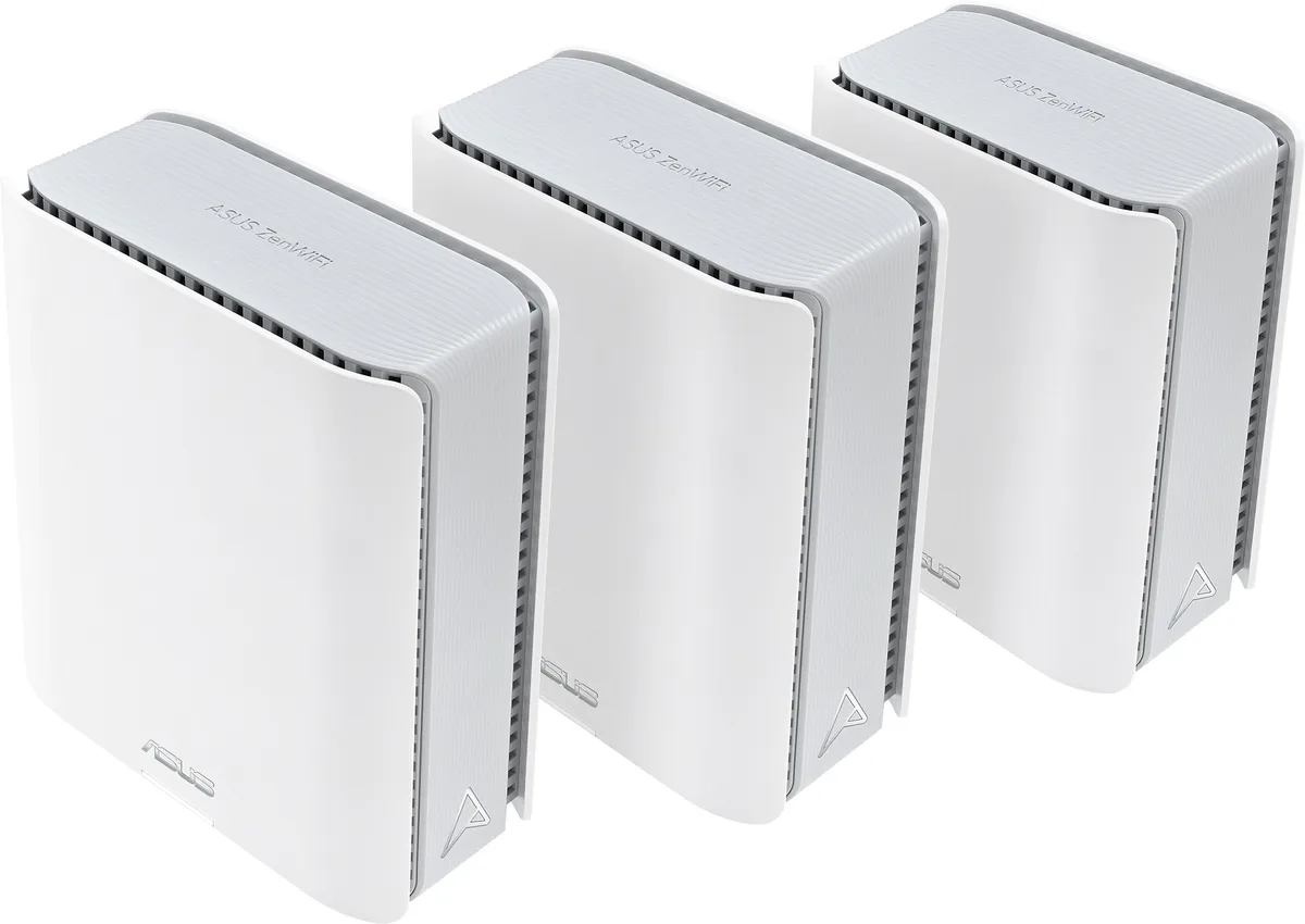 Система WiFi-Mesh ASUS ZenWiFi BT10 BE18000, 1x10GE LAN, 1xGE WAN/LAN, 1x10GE LAN, 1xUSB 3.0, 3мод, білий