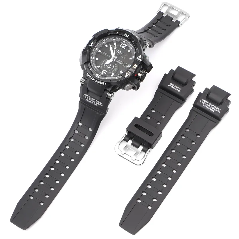 Ремінець Casio полімер 21,4 см чорний