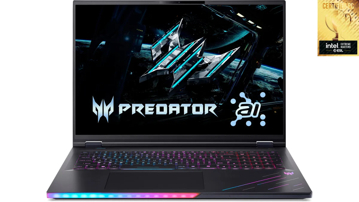 Ноутбук Acer Predator Helios 18 PH18-73 18" WQXGA IPS, Intel U9-275HX, 192GB, F5TB, NVD5080-16, Win11P